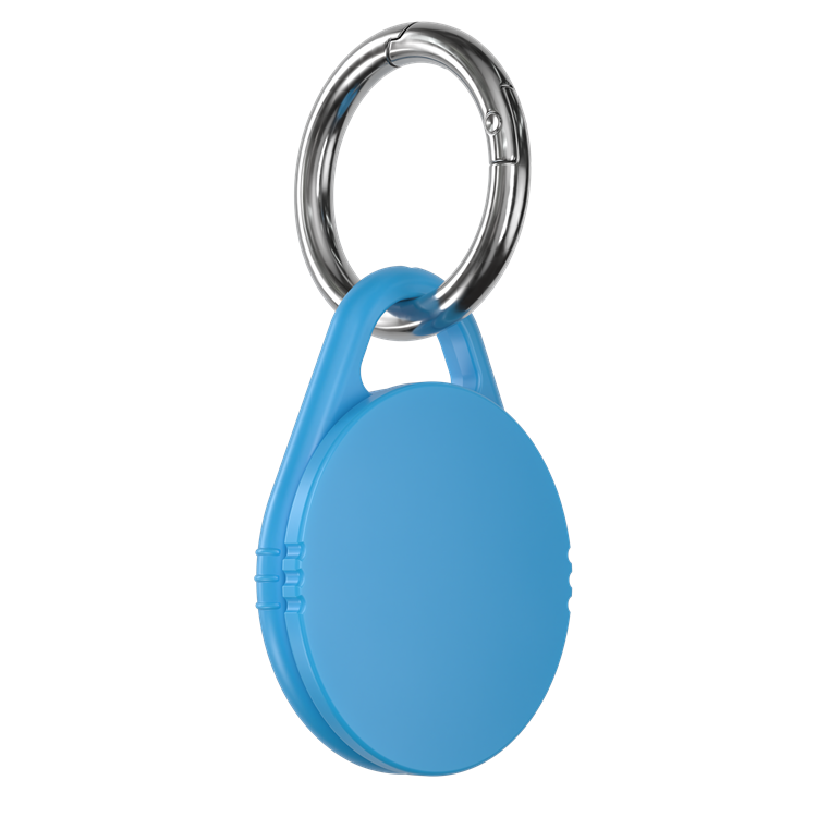 Schlüsselanhänger RITTER-CLICK DESIGN M mit Metall-Karabiner - blau