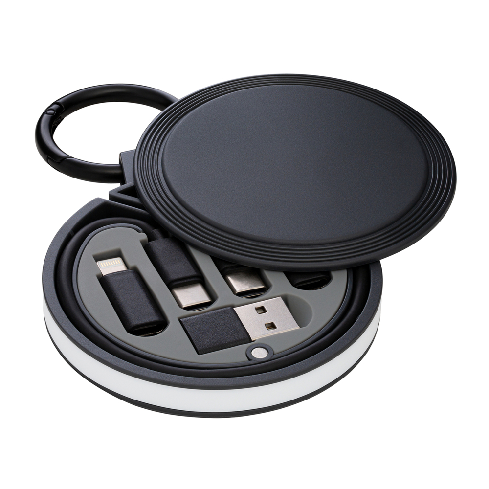 6-in-1 Ladekabel REEVES-myCONVERTICS - weiß, schwarz