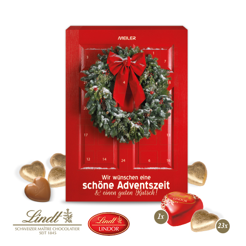 Adventskalender Lindt "Schokoladen-Herzen"