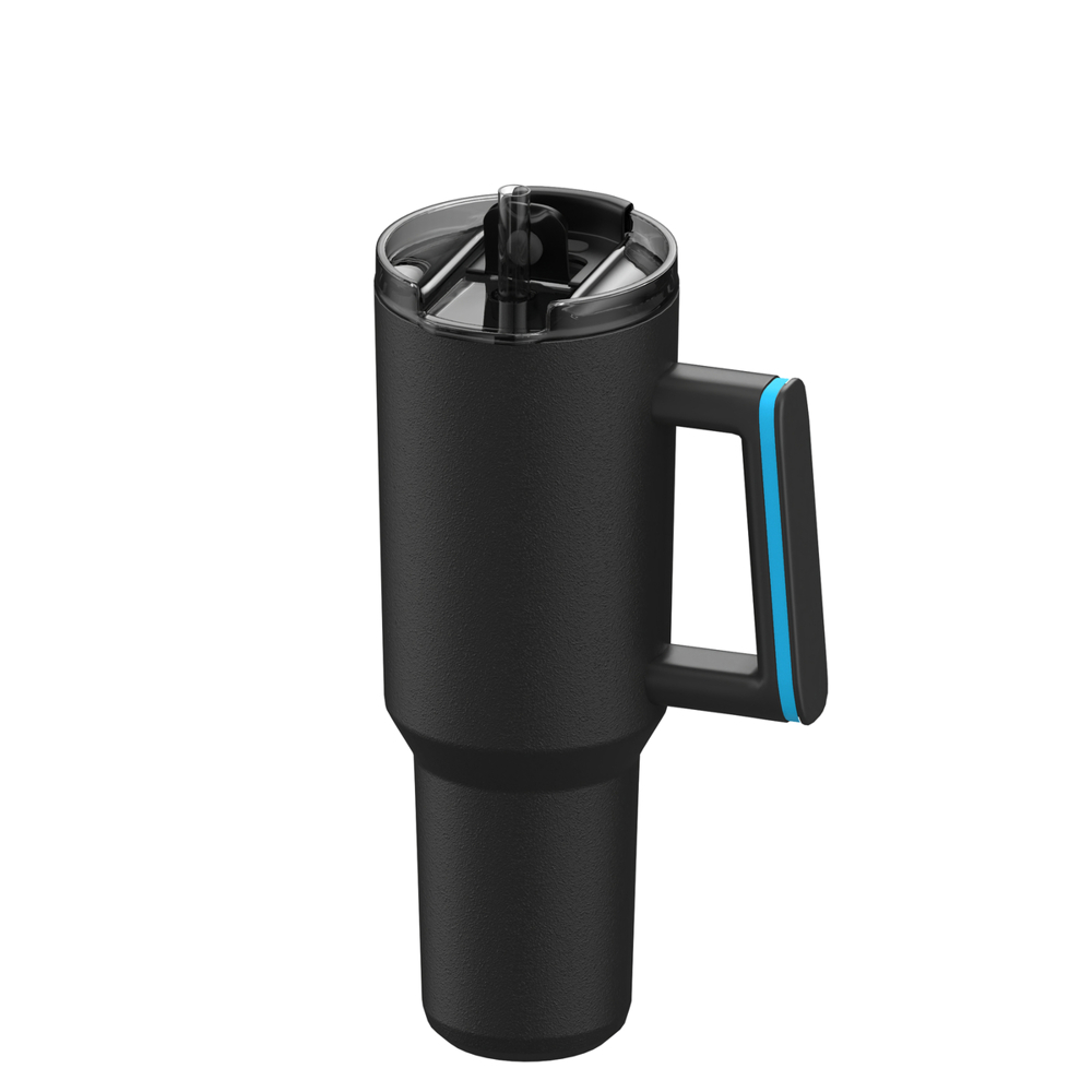 Thermobecher RETUMBLER-myKINGS CANYON 900 - cyan, schwarz
