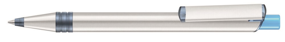 RECYCLED PET PEN ALUMA transparent - hellblau