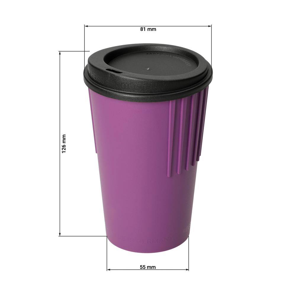 Riffel-Kaffeebecher "ToGo", 300 ml