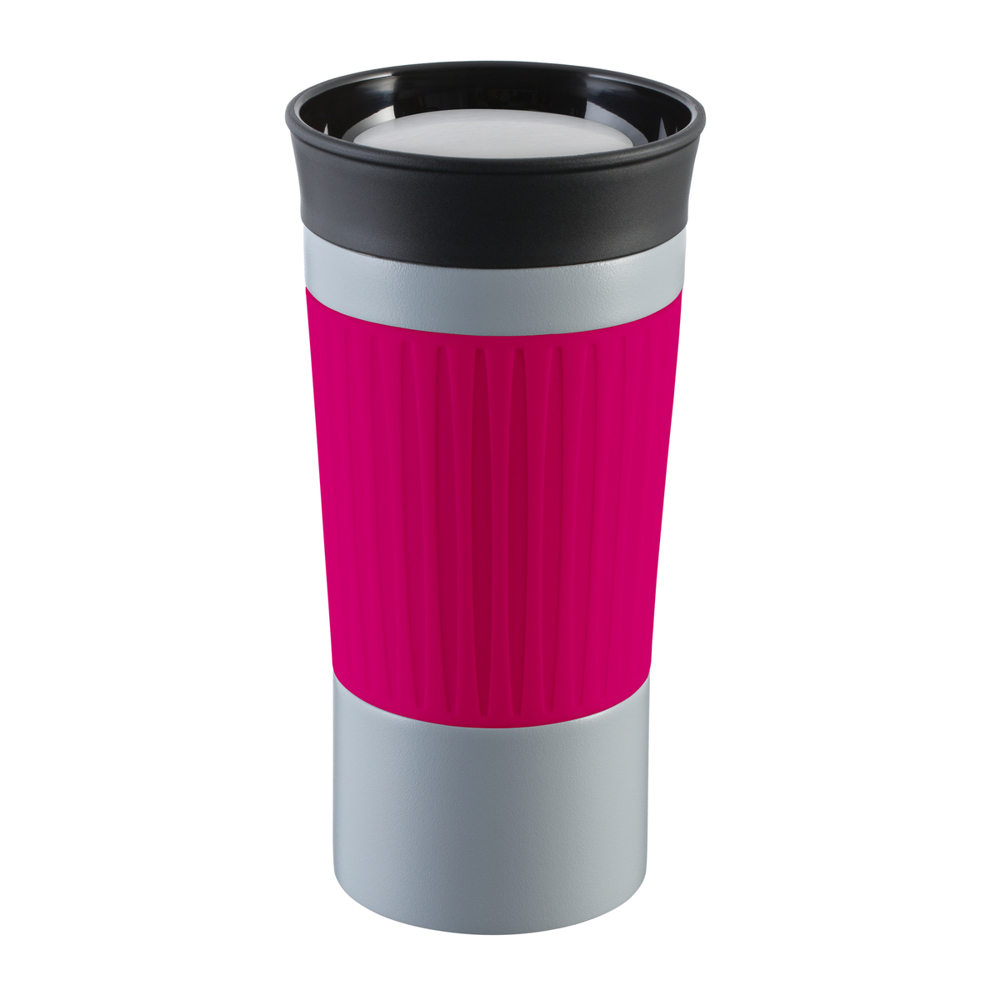 Thermobecher RETUMBLER-myKINGSTON - magenta, grau