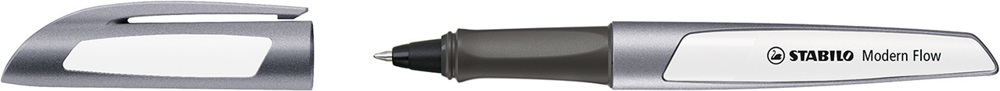 STABILO Modern Flow Gelroller - silber/weiß