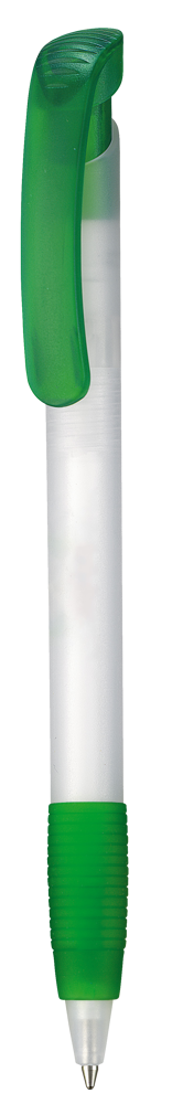 Kugelschreiber SOFT CLEAR FROZEN - frost-weiss TR/FR/limonen-grün TR/FR