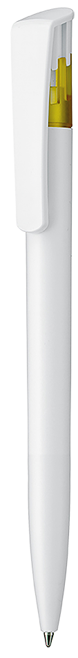 Kugelschreiber ALL-STAR SF - weiss/ananas-gelb TR/FR