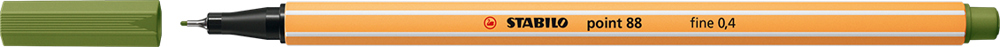 STABILO point 88 Fineliner - moosgrün