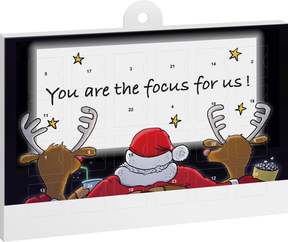 Paper A5 Advent Calendar – personalisable standard motif