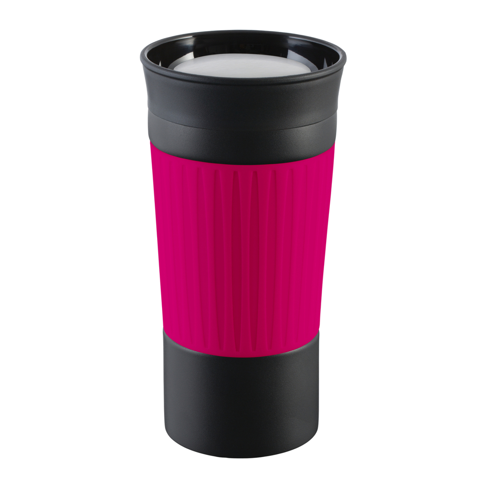 Thermobecher RETUMBLER-myKINGSTON - schwarz, magenta