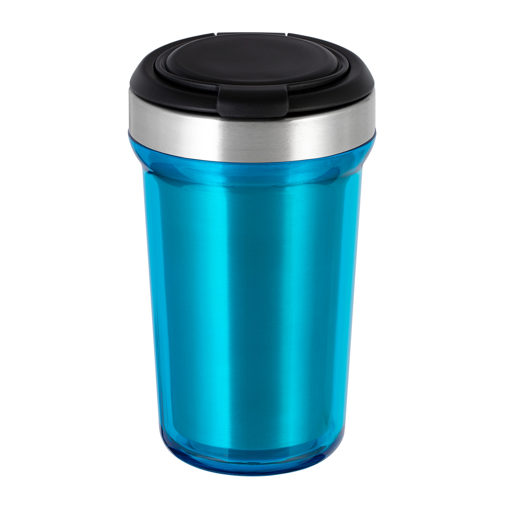 Thermobecher RETUMBLER-myVIVERO - schwarz, silber, cyan
