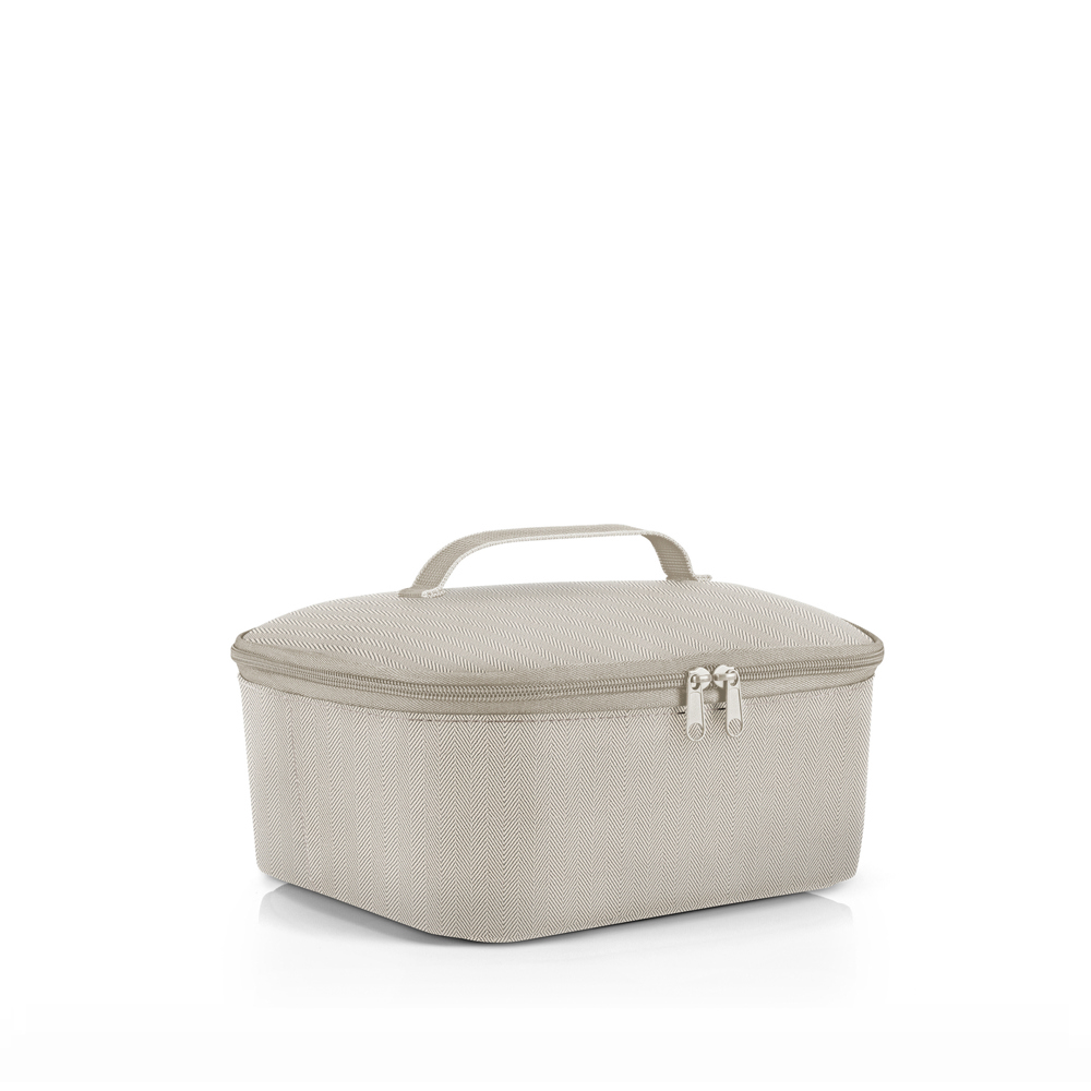 coolerbag M pocket herringbone sand