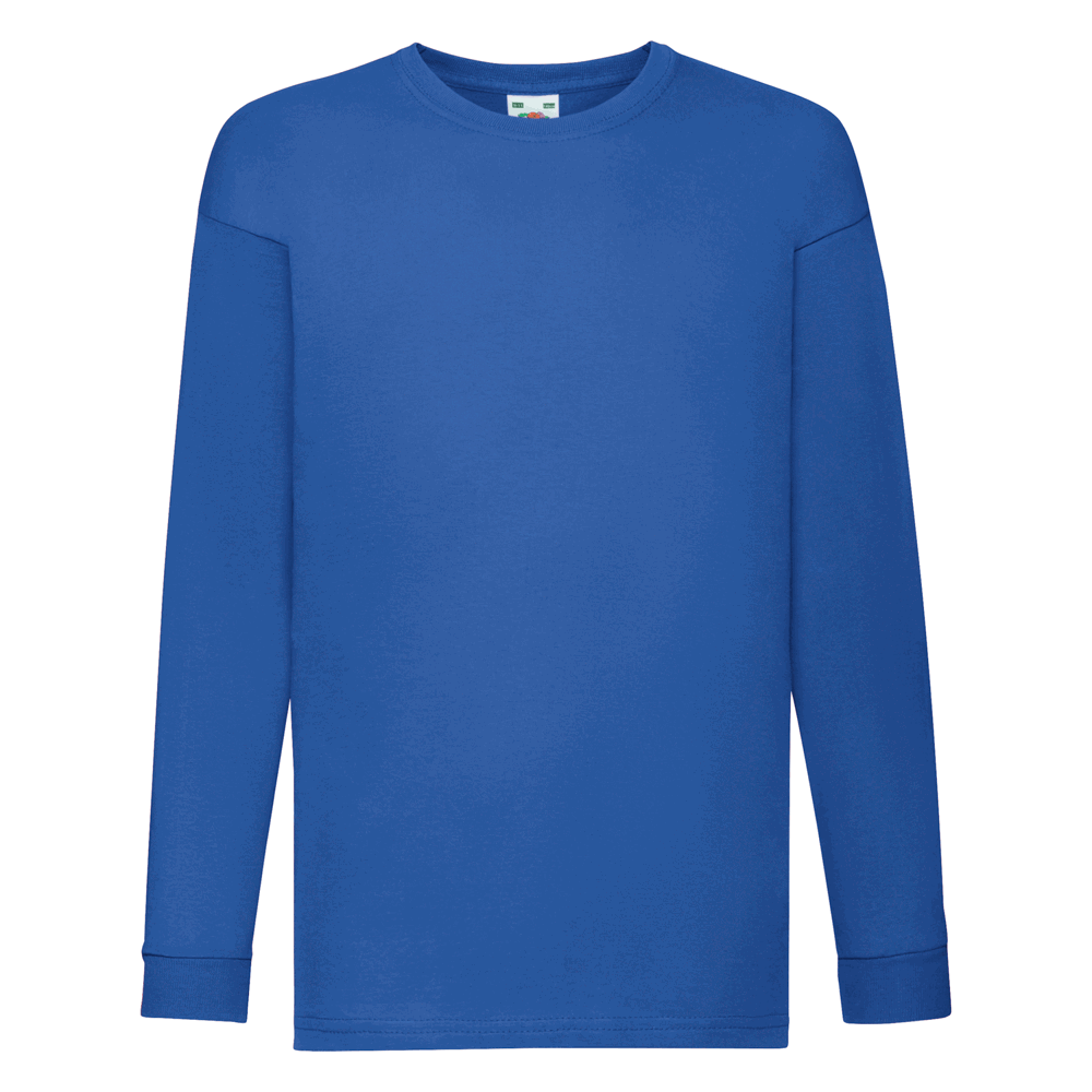 610070 - Kids Valueweight Long Sleeve T-Shirt - royal