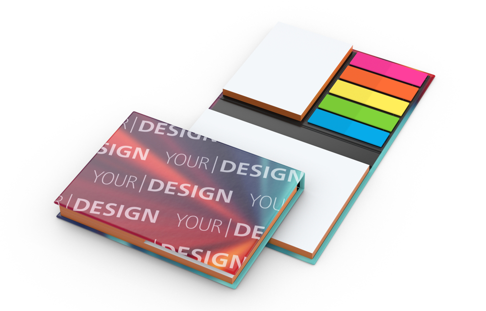 Haftnotiz-Set London, matt, orange