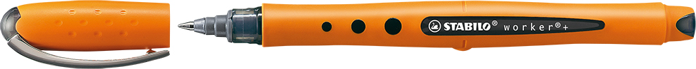 STABILO worker + Rollerball - orange/schwarz