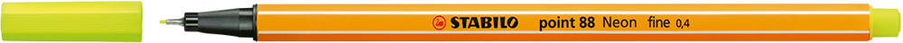 STABILO point 88 Fineliner - zitronengelb
