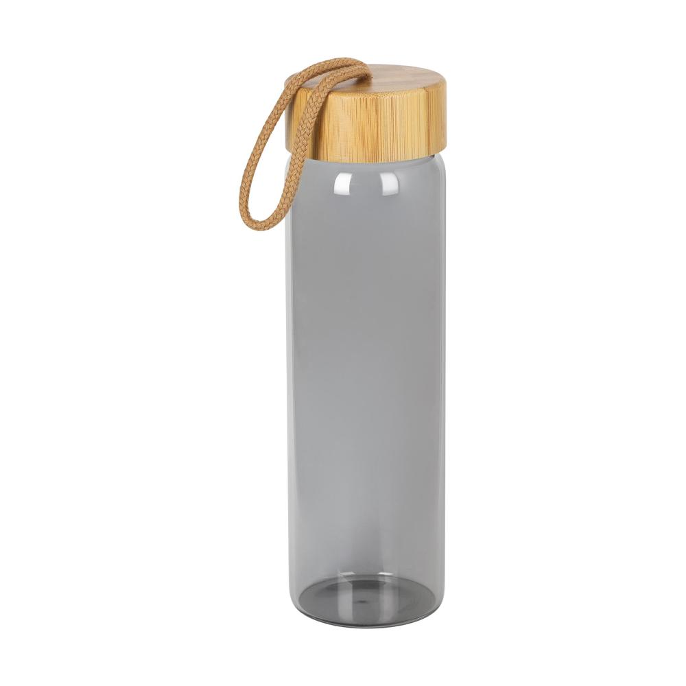 Glasflasche "Bamboo", 0,65 l, colour - grau