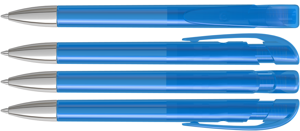 YES transparent SI, hellblau