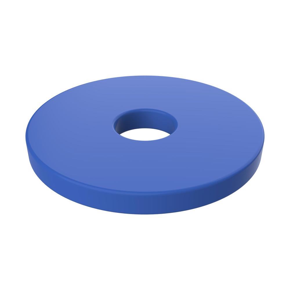 Einkaufswagenchip "1 Euro" - standard-blau PP