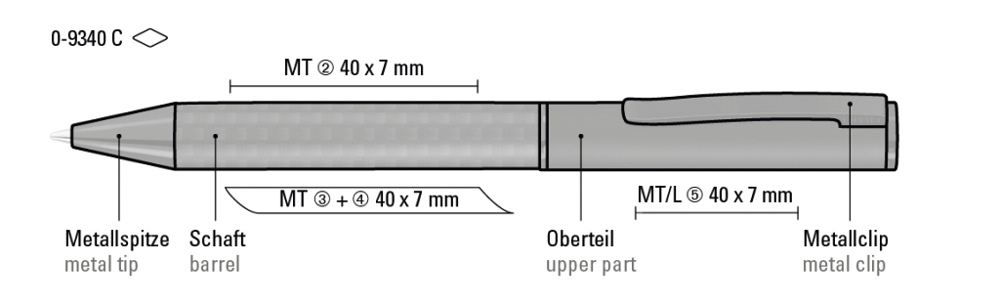 MOOD CARBON, schwarz