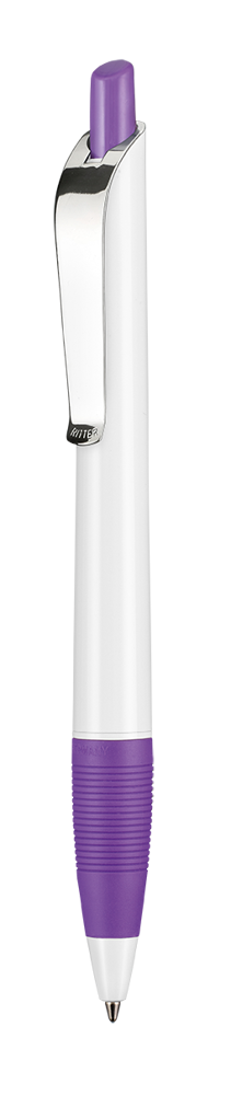 Kugelschreiber BOND SHINY - weiss/violett