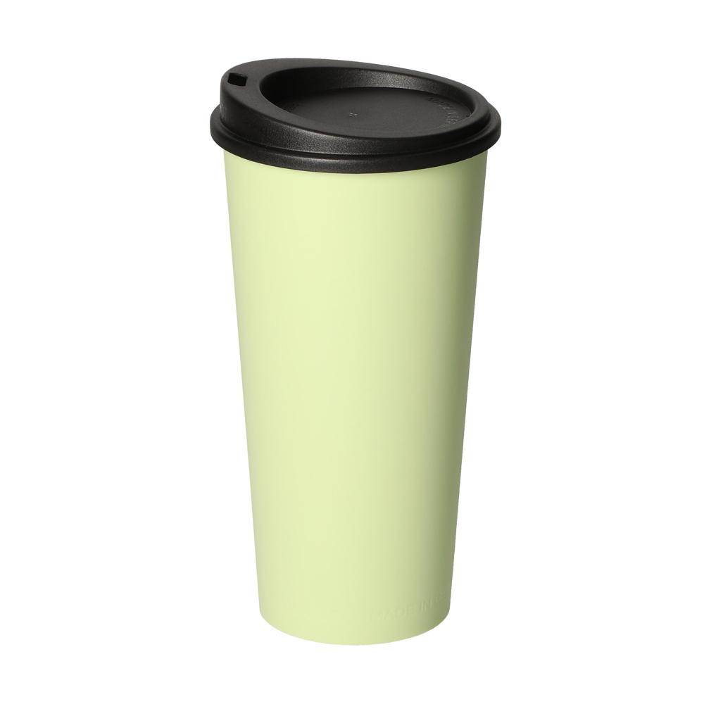 Kaffeebecher "ToGo", 0,4 l - geselliges grün/schwarz