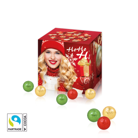 Adventskalender "Cube" mit Fairtrade® Schokolade
