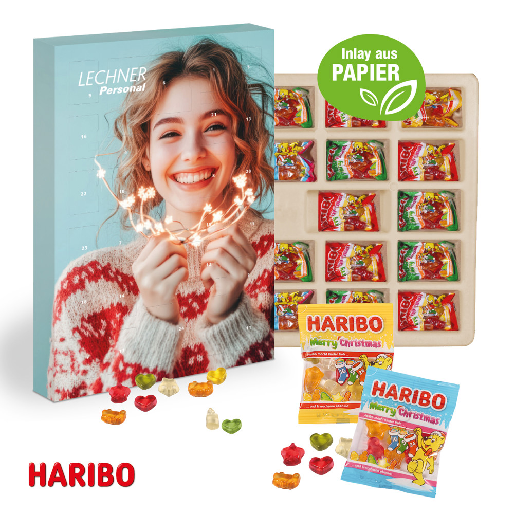 Adventskalender Haribo Fruchtgummi Werbeartikel
