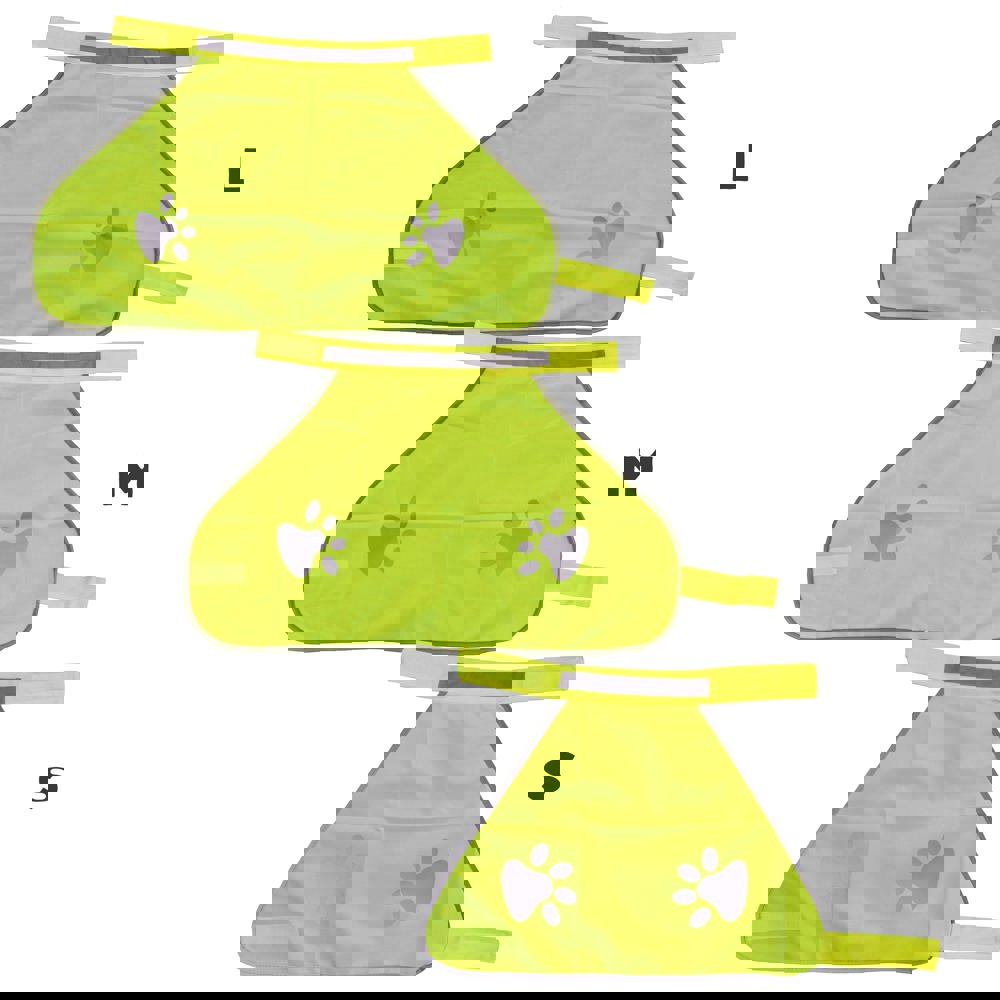 Hundewarnweste, neongelb, S