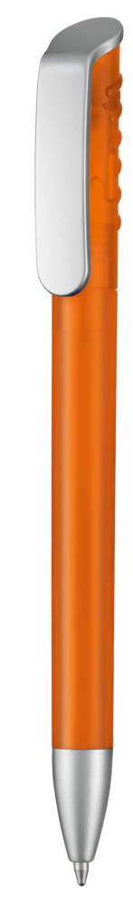 Kugelschreiber TOP SPIN FROZEN SI - flamingo-orange TR/FR