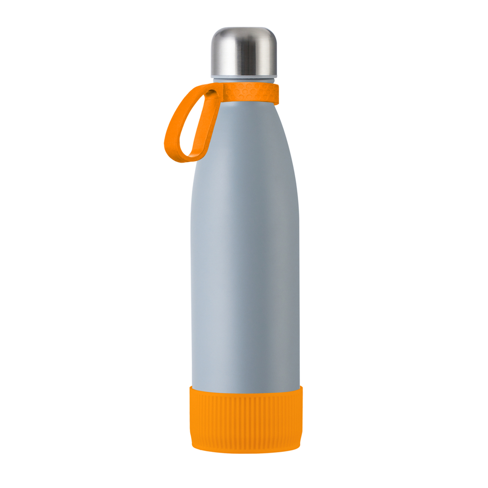 Trinkflasche RETUMBLER-myTOULON - orange, grau