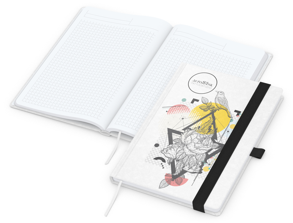 Notizbuch Match-Book White Bestseller - schwarz