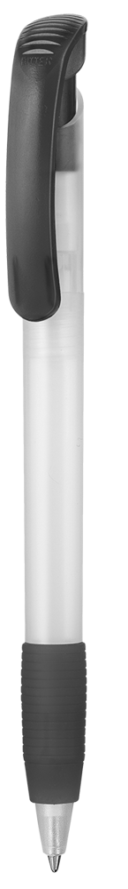 Kugelschreiber SOFT CLEAR FROZEN - frost-weiss TR/FR/topas-grau TR/FR