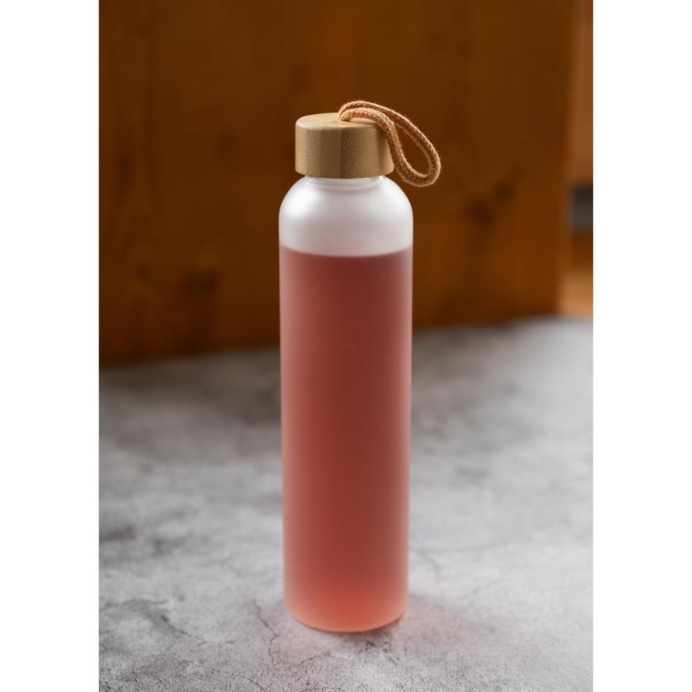 Glasflasche "Bamboo" 750 ml, Frosted