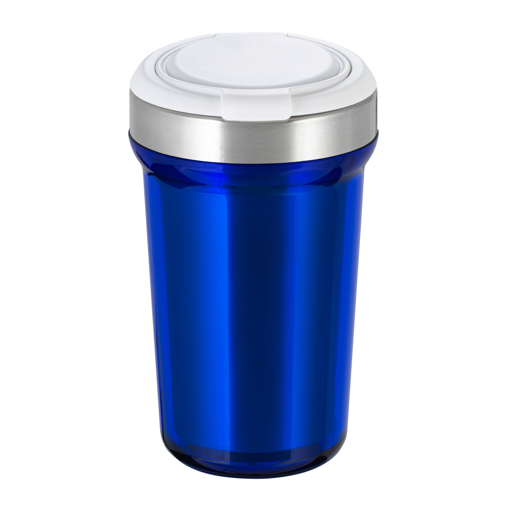 Thermobecher RETUMBLER-myVIVERO - weiß, silber, dunkelblau