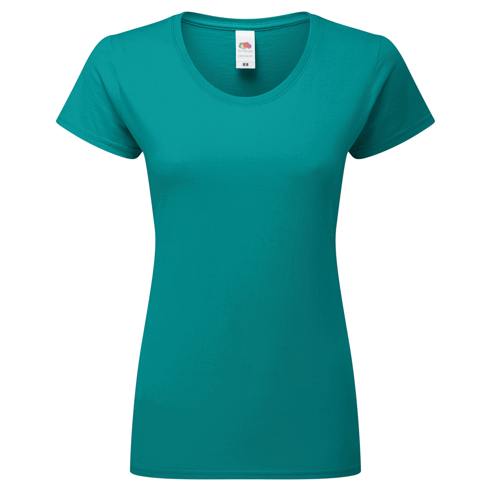 614240 - Ladies Iconic 195 T-Shirt (zuvor: Ladies Ringspun Premium T-Shirt) - ocean teal