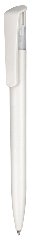 Kugelschreiber BIO-STAR - frost-weiss TR/FR