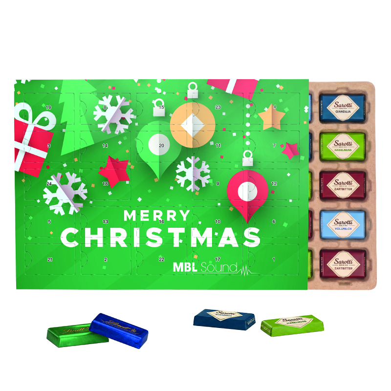 Premium Tisch Adventskalender Eco