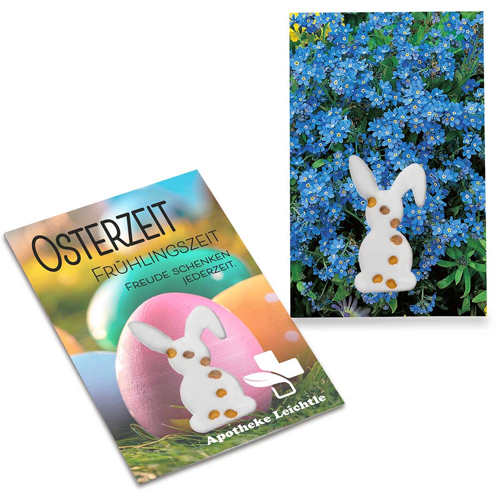 Samen-Karte-Mini Ostern - individuell