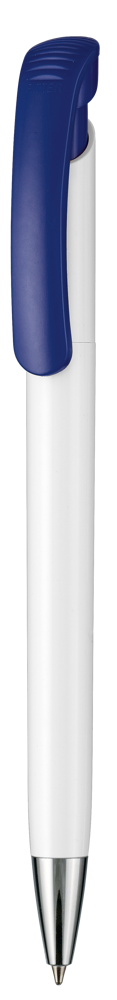 Kugelschreiber BONITA - weiss/azur-blau
