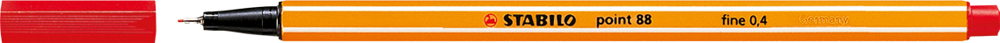 STABILO point 88 Fineliner - rot