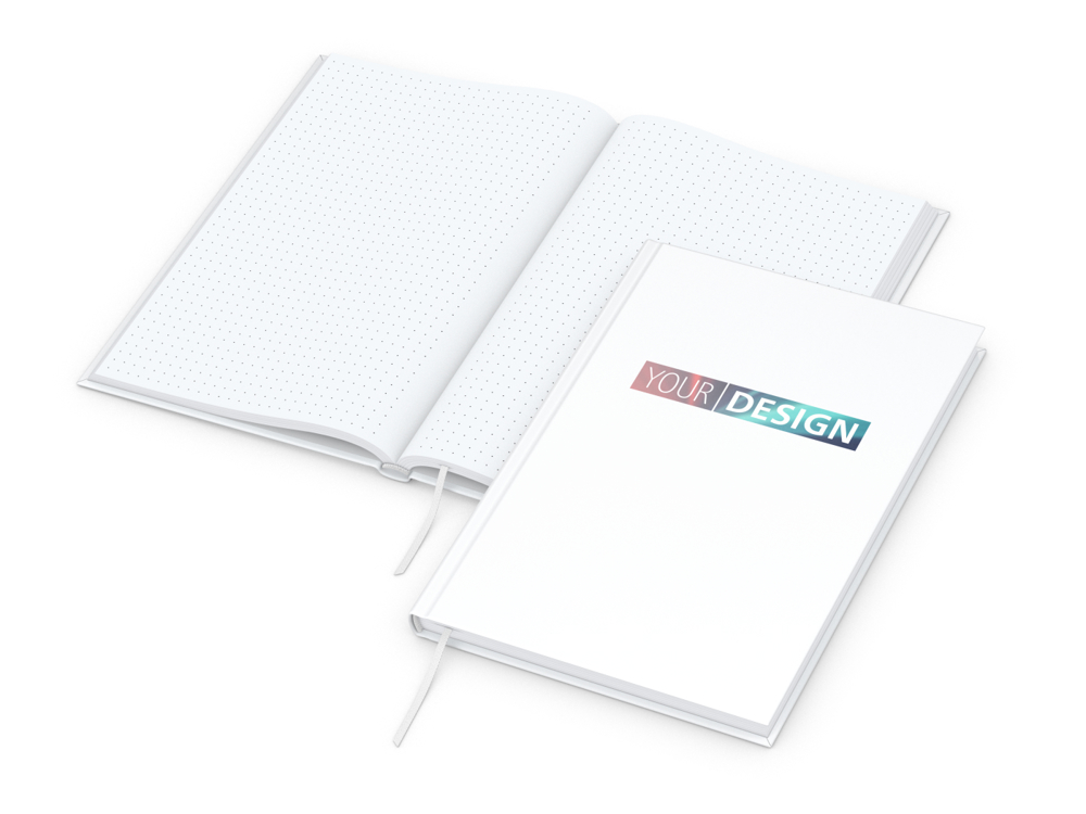 Notizbuch Note-Book, A5, Punktraster, weiß