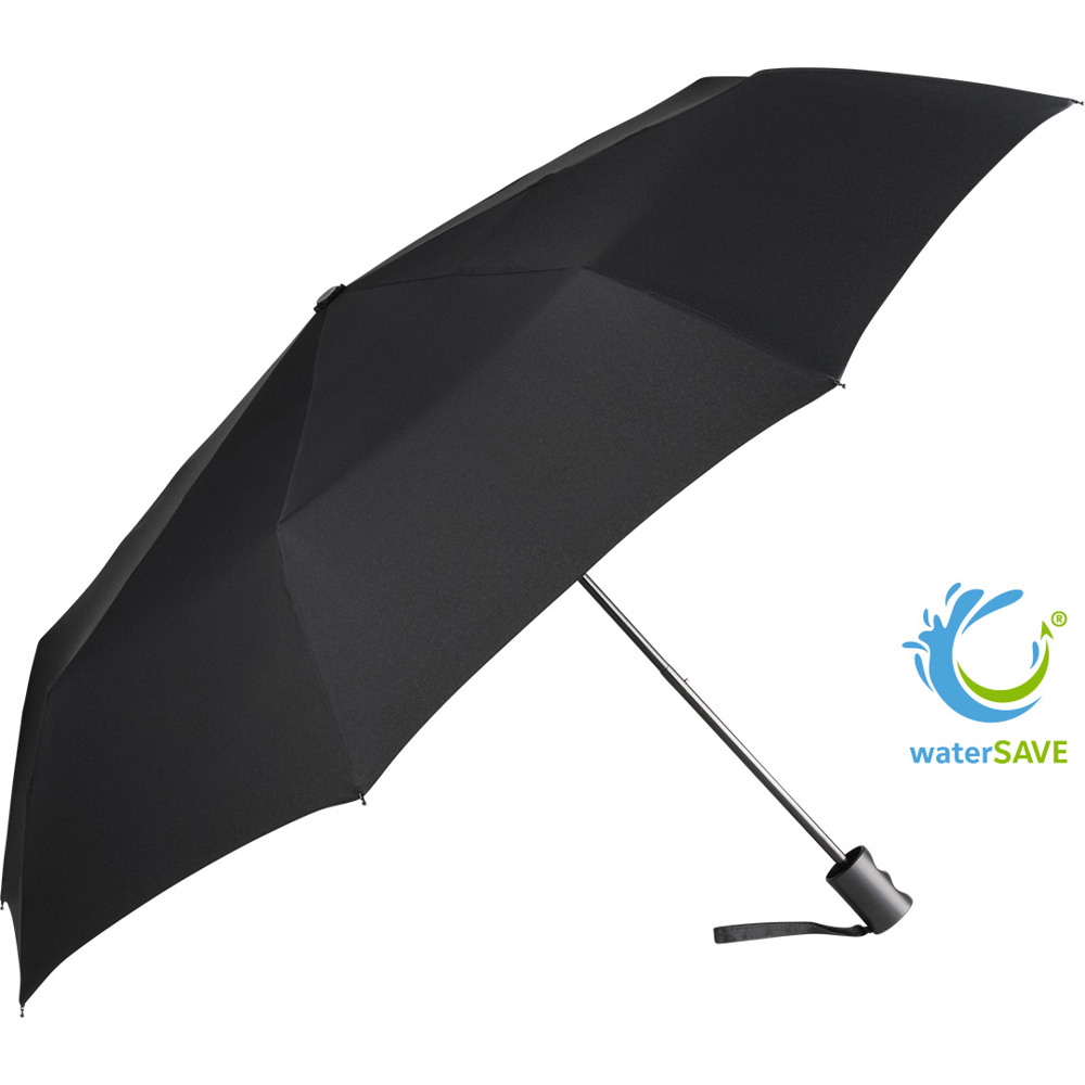 5095 Taschenschirm ÖkoBrella - schwarz wS