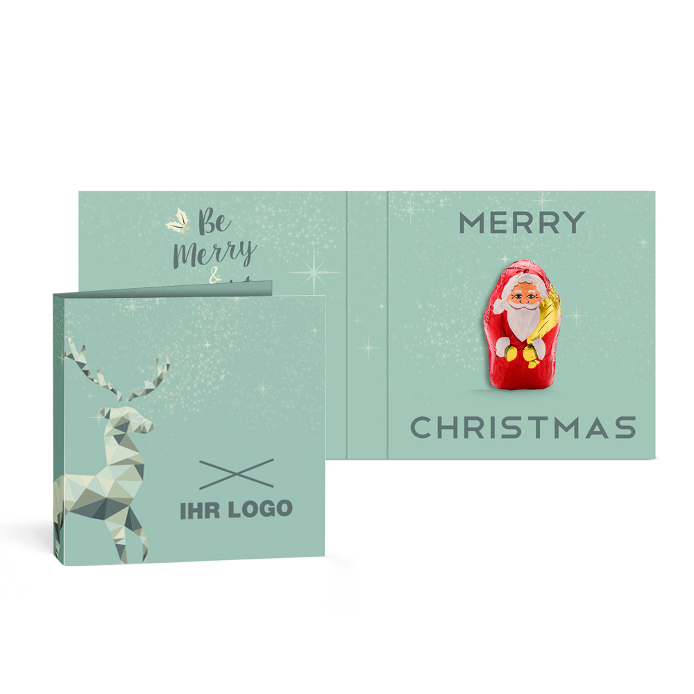 "Rausch Plantagen" Schokoladen-Figuren in Klappkarte klein