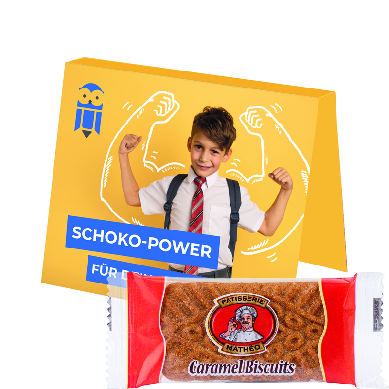 Werbekarte Midi Caramel Biscuits