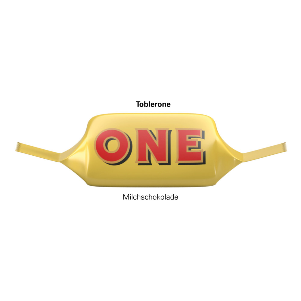 Werbedreieck Mini, Toblerone Tiny 1er