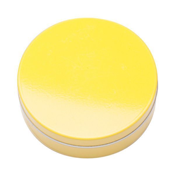 XS-Taschendose mit XS-Bären Company-Fruchtbonbons - gelb-glänzend