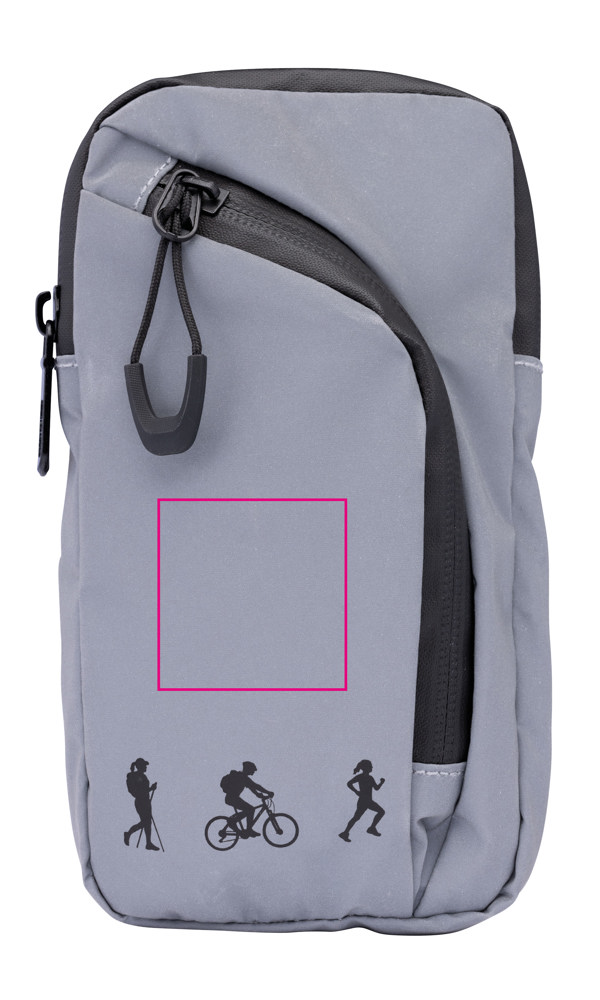 TROIKA Handy Umhängetasche REFLACTIVE SMARTBAG