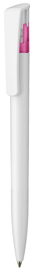 Kugelschreiber ALL-STAR SF - weiss/magenta-pink TR/FR