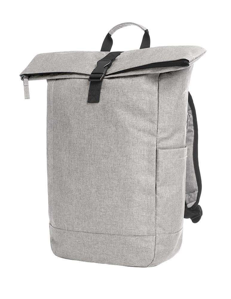 Laptop-Rucksack CIRCLE - hellgrau meliert