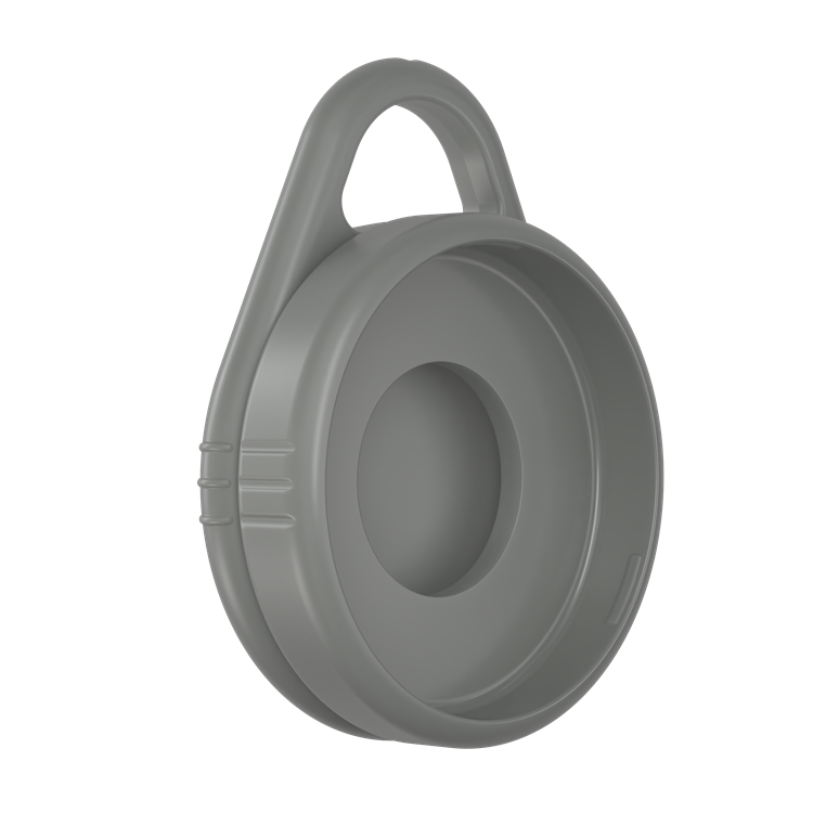 Schlüsselanhänger RITTER-CLICK TRACKING - stein-grau